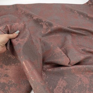 Портьерная ткань на отрез 150 см Мрамор 13 цвет пыльная роза
