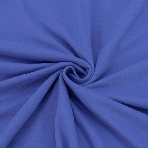Ткань на отрез кулирка М-2086 цвет голубой