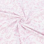 Ткань на отрез кулирка 1109-V4 Hello Kitty