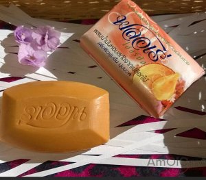 * LION "Flore Herbal Bar Soap" Мыло 80гр "Масло сандалового дерева"