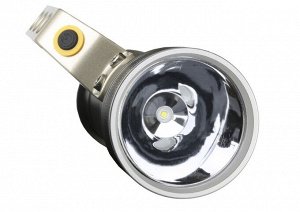 Аккумуляторный светодиодный фонарь CREE T6 10Вт, металлический с ручкой, аккумулятором 2x18650, IP54 (SBF-30-H)