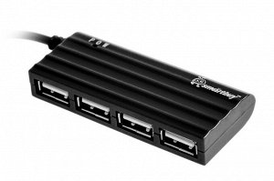 USB 2.0 Хаб Smartbuy 6810, 4 порта, черный (SBHA-6810-K)