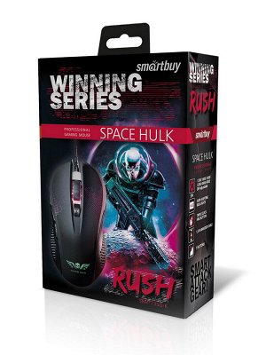 Мышь игровая проводная Smartbuy RUSH Space Hulk черная (SBM-735G-K)