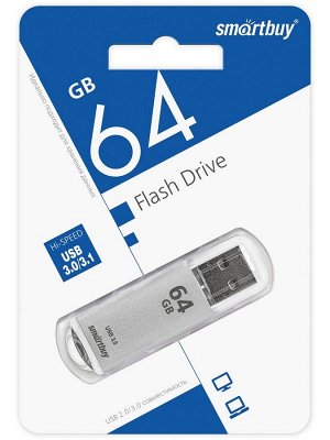 USB 3.0  накопитель Smartbuy 64GB V-Cut Black (SB64GBVC-K3)