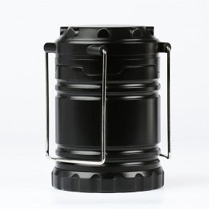 Кемпинговый фонарь складной 3x3Вт COB, черный (SBF-30-F)