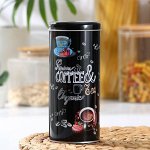 Банка для сыпучих продуктов «Кофе», 700 мл, 18?7,5 см, цвет МИКС