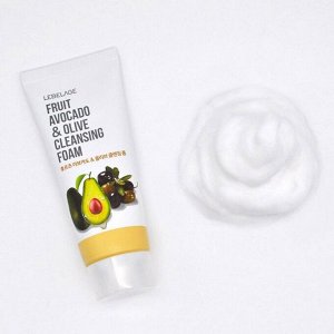 Lebelage Пенка для умывания с экстрактом авокадо и оливы Fruit Avocado &amp; Olive Cleansing Foam, 100 мл