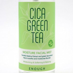 Enough Увлажняющий мист с экстрактом зеленого чая Cica Green Tea Moisture Facial Mist, 100 мл