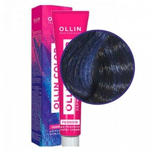 Ollin Крем краска для волос / Color Fashion Color, синий, 60 мл