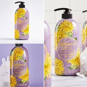 Jigott Парфюмированный гель для душа с экстрактом хризантемы Chrysanthemum Perfume Body Wash, 750 мл