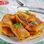 Блинчики мясо рис 600гр