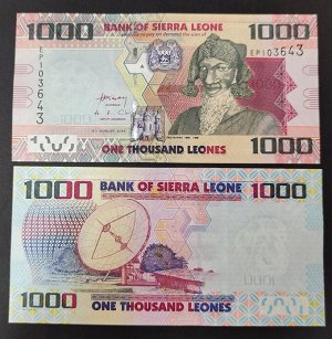 Сьерра Леоне 1000 леоне 2013 UNC