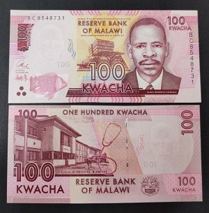 Малави 100 квача 2017 UNC