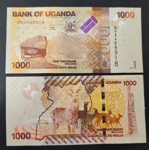 Уганда 1000 2013 UNC