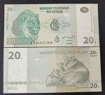Конго 20 франков 2003 UNC