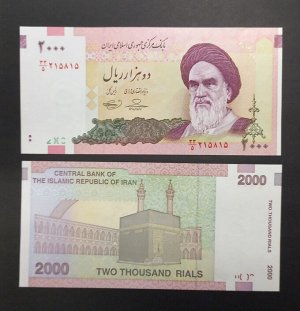 Иран 2000 риалов 2012 UNC