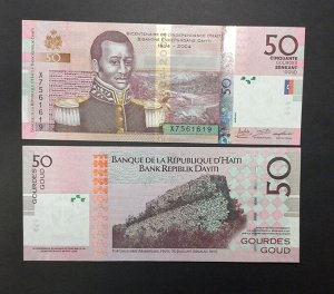 Гаити 50 гурдов 2016 UNC