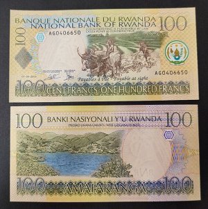 Руанда 100 франков 2003 UNC