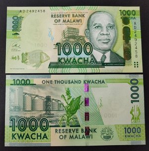 Малави 1000 квача 2013 UNC