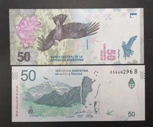 Аргентина 50 песо 2017 UNC