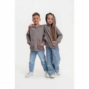 Худи детское KAFTAN Basic line 30 (98-104 см), серое