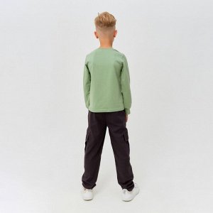 Брюки для мальчика MINAKU: Casual collection цвет серый, рост 152 см