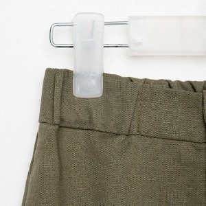 Брюки для мальчика MINAKU: Casual collection, хаки, рост, см