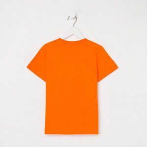 Футболка для девочки, цвет оранжевый, рост 104 см