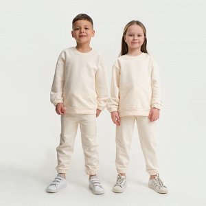 Костюм детский (свитшот, брюки) KAFTAN Basic line 38 (146-152 см), бежевый