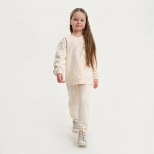 Костюм детский (свитшот, брюки) KAFTAN Basic line 38 (146-152 см), бежевый