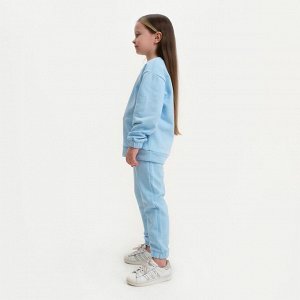 Костюм детский (свитшот, брюки) KAFTAN Basic line 38 (146-152 см), голубой