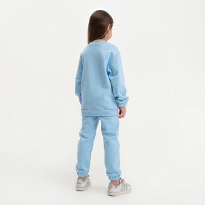 Костюм детский (свитшот, брюки) KAFTAN Basic line 38 (146-152 см), голубой