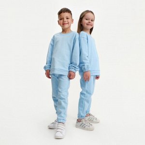 Костюм детский (свитшот, брюки) KAFTAN Basic line 38 (146-152 см), голубой