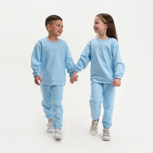 Костюм детский (свитшот, брюки) KAFTAN Basic line 38 (146-152 см), голубой