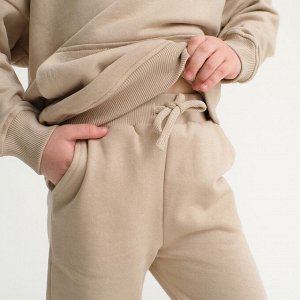 Костюм детский (худи, брюки) KAFTAN Basic line 32 (110-116 см), цвет кофейный