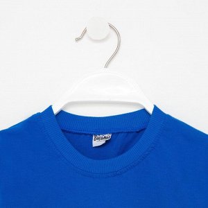 Комплект (футболка/шорты) для мальчика, цвет синий, рост 110