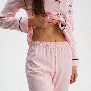 Пижама женская (рубашка и брюки) KAFTAN Shine розовый