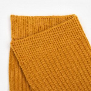 Носки женские MINAKU цвет жёлтый, размер 36-39 (23-25 см)