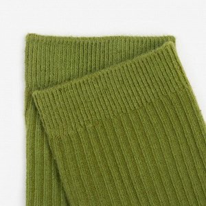 Носки женские MINAKU цвет зелёный, размер 36-39 (23-25 см)