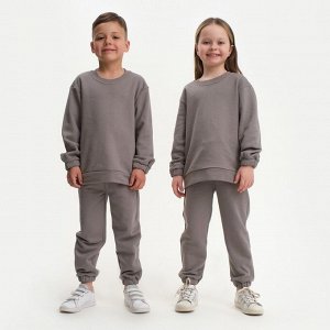 Костюм детский (свитшот, брюки) KAFTAN Basic line 30 (98-104 см), серый