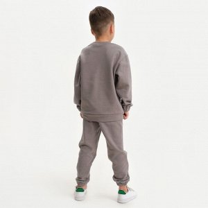 Костюм детский (свитшот, брюки) KAFTAN Basic line 30 (98-104 см), серый