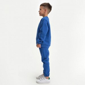 Костюм детский (свитшот, брюки) KAFTAN Basic line 34 (122-128 см), синий