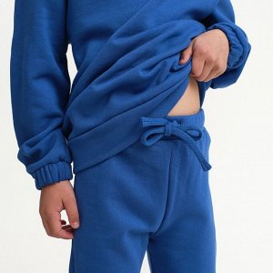 Костюм детский (свитшот, брюки) KAFTAN Basic line 34 (122-128 см), синий
