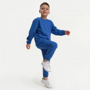Костюм детский (свитшот, брюки) KAFTAN Basic line 34 (122-128 см), синий