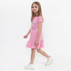 Платье для девочки, цвет розовый, рост 98