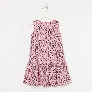 Luneva Платье для девочки, цвет розовый, рост
