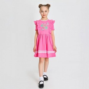 Платье для девочки, цвет розовый, рост 104 см