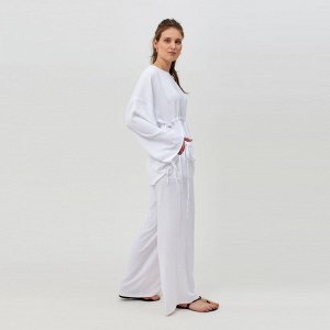Костюм женский (туника, брюки) MINAKU: Casual Collection цвет белый