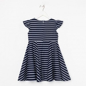 Платье для девочки, цвет темно-синий, рост 98 см