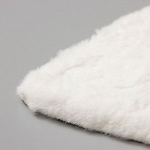 Коврик Доляна «Кролик», 40x60 см, цвет белый